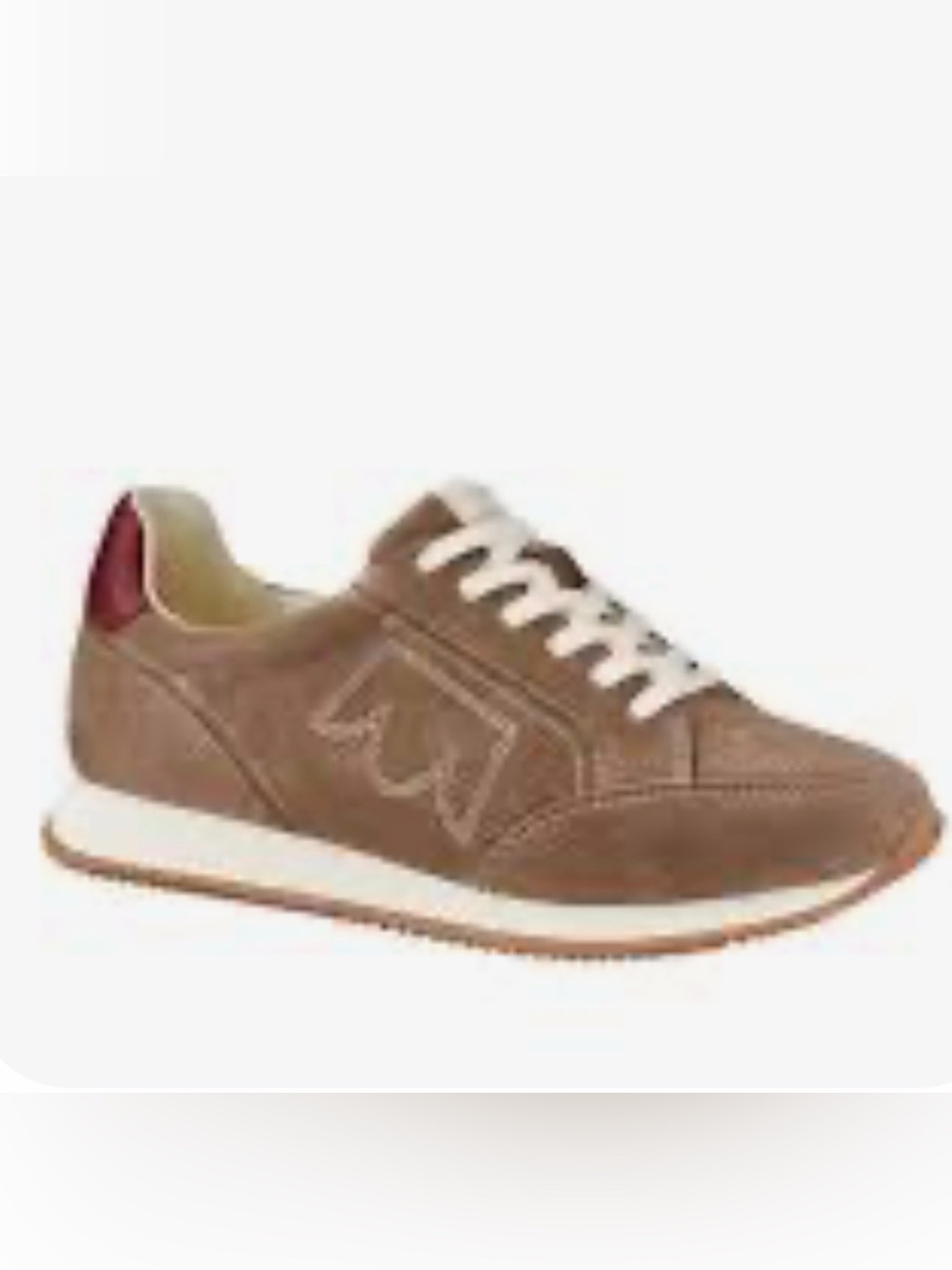Birdies the Roadrunner Women’s Suede Lace-Up Sneakers in chai size 10